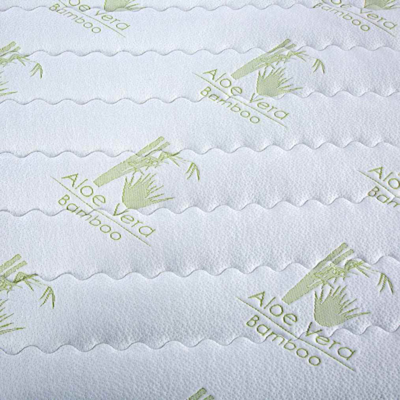 Protège-matelas hypoallergénique en rayonne de bambou Gero Aloe Vera, Grand