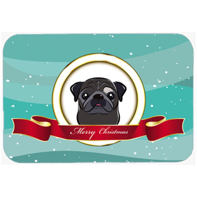 Planche à découper en verre de noël carlin merry caroline