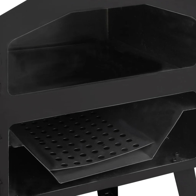 Dakota Fields Alliana Steel Built-In Wood-Burning Pizza Oven