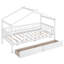 Lit simple en bois pour la chambre-530244836