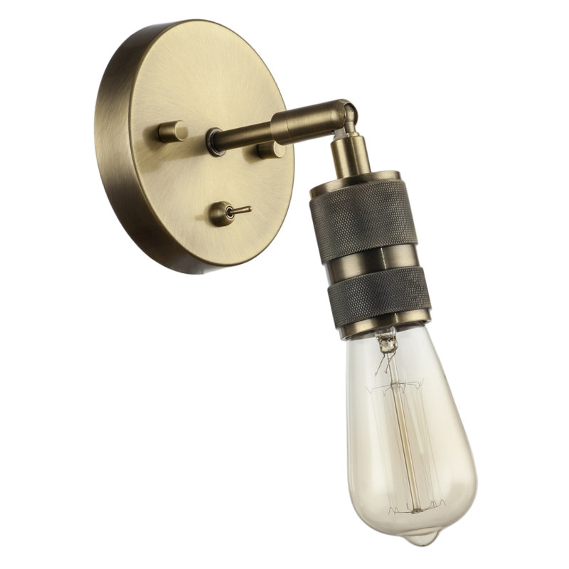 Wall Sconce, Antique Brass
