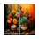 Boho, poterie florale mexicaine - impressions géométriques sur poterie