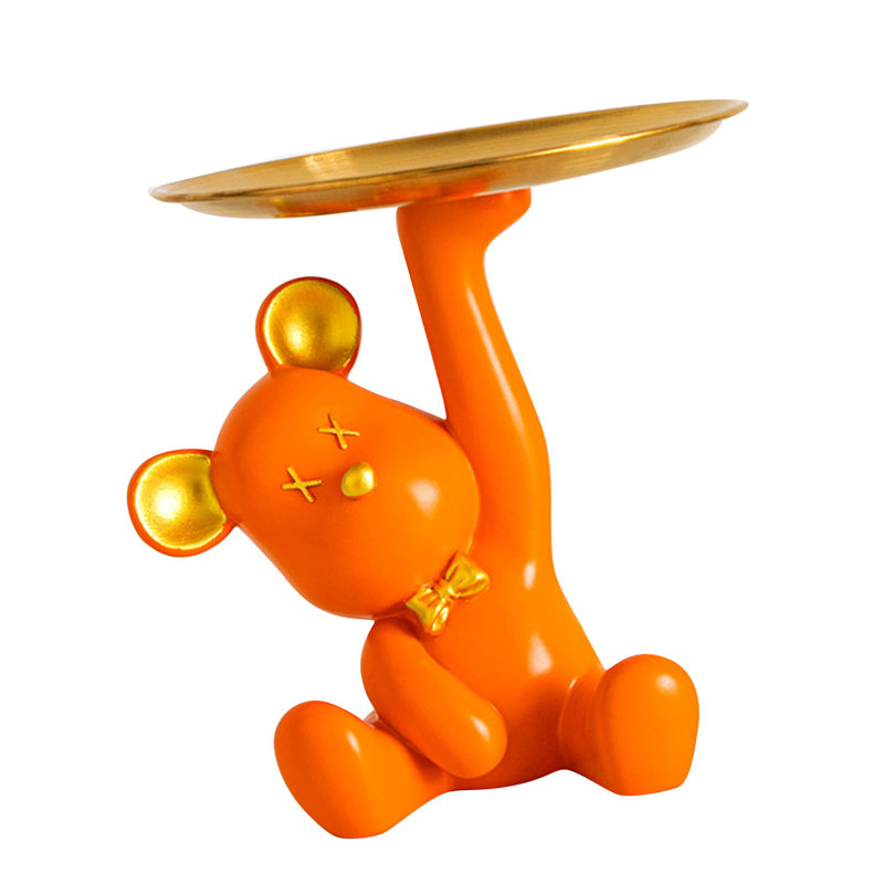 Porte-clés en résine, Orange