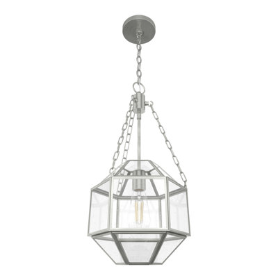 Indria 1 - Light Single Geometric 11 inch Pendant