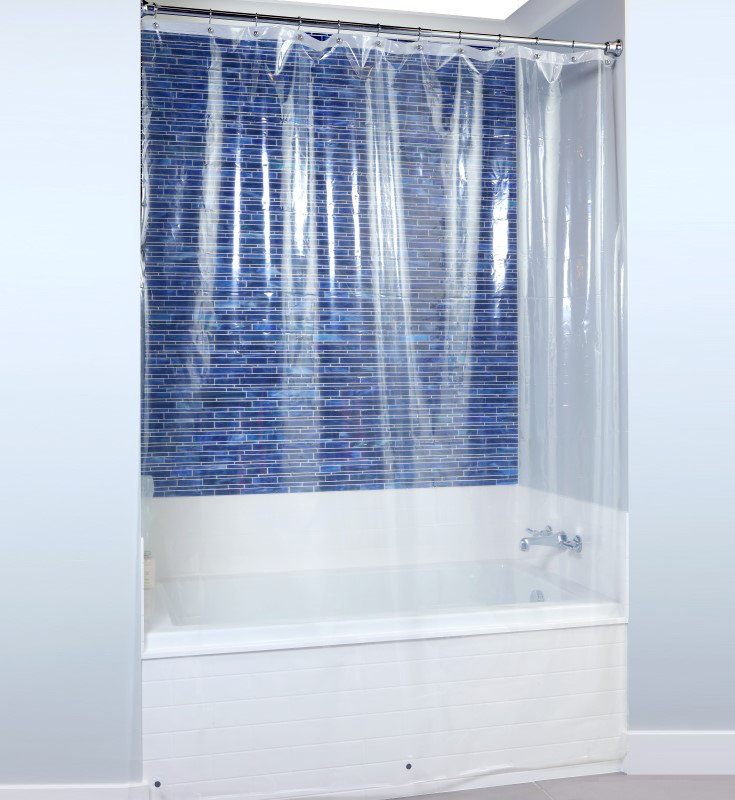 Rebrilliant Lomita Extra Tall PEVA Shower Curtain Liner & Reviews | Wayfair