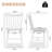 Solid Wood Windsor Dining Chairs Set of 4-648180255