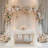 Metal Wedding Arch Backdrop Frame Stand White