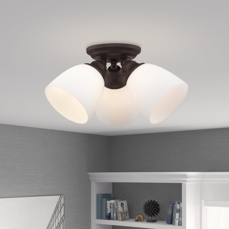 3 lumières directionnelles 14,25 po Mayday, Bronze