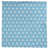 Bleu sarcelle / blanc