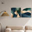 Navy Emerald Set Canvas Set of 2 Blue Green Abstract by -526726984-526726991