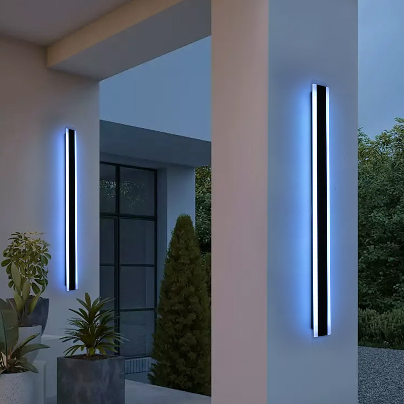 Applique murale d'extérieur avec lumières à DEL d'extérieur à DEL IP65 imperméable avec télécommande