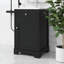 Meuble-lavabo de 20 po avec lavabo et étagère de rangement à fermeture douce, meuble de salle de bain moderne autoportant à tablette réglable avec lavabo en céramique-1932792777