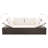 vidaXL Patio Bed, Outdoor Lounge Bed, Adjustable Sides Lightweight Weather-Resistant Easy Maintenance, Washable Cushions & Poly Rattan Frame-1445387325-1446966242