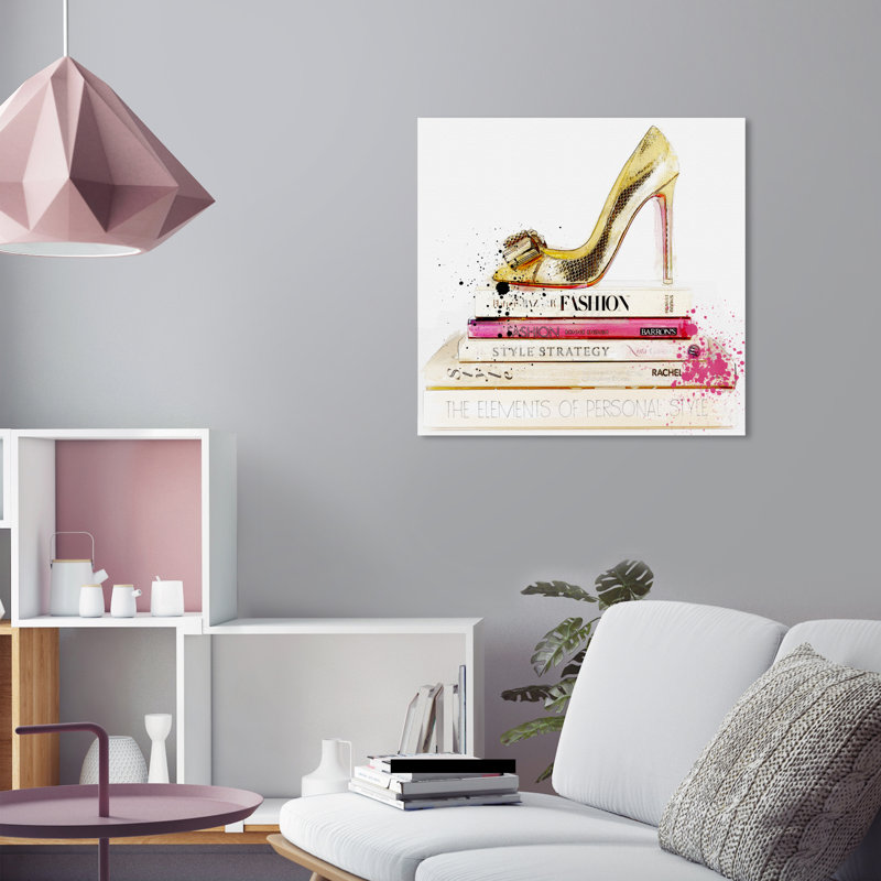 Impression sur toile pour chambre à coucher or, H 24 po x l 24 po, Toile tendue