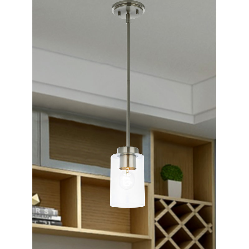 Luminaire suspendu cylindrique 1 lumière