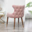 Élégante et confortable fauteuil d'appoint en velours Lindale