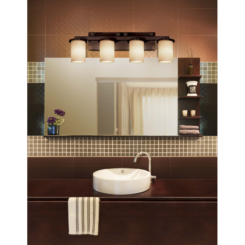 Casson 4 - Light Vanity Light, Dark Bronze, Opal 