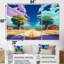 Peace Trees Town Street - Ensemble de décorations murales campagne-417625617-417625621