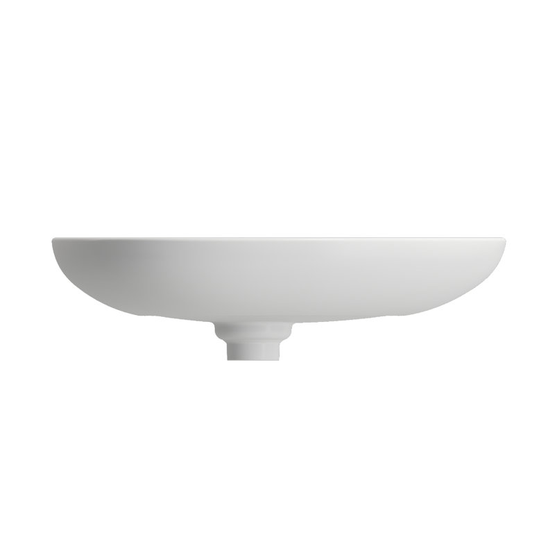 Etna 22.8'' L Bathroom Sink, Matte White