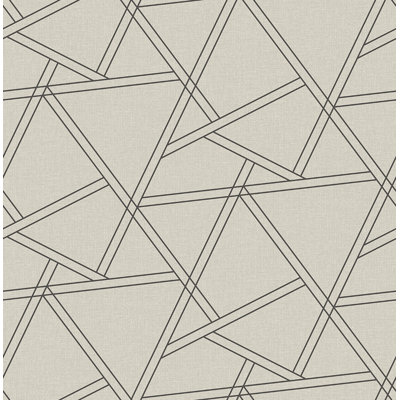 Papier peint géométrique non encombré Seabrook Designs