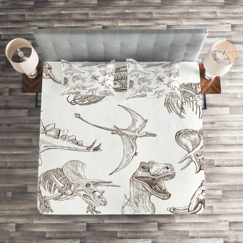 Polyester Coverlet, King Bedspread + 2 Shams