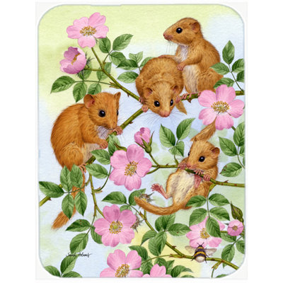 Planche à découper en verre caroline trésors dormice Dormouse
