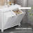 Tilt-Out Laundry Sorter Bathroom Cabinet