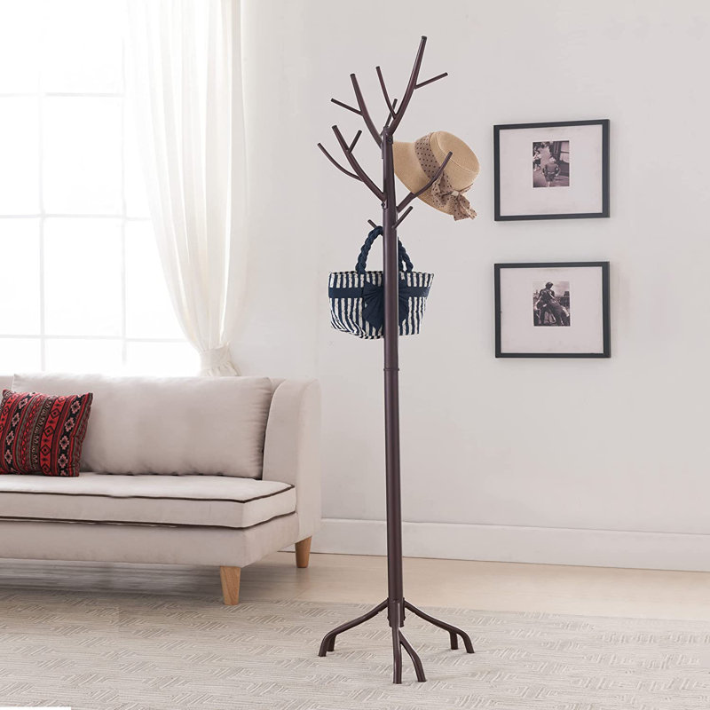 Dunkirk Metal Freestanding 14 - Hook Coat Rack
