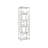 46"W x 18"D x 83"H  Suspension Etagere-88986833-88986834
