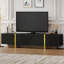 Meuble télé de luxe à cannelures pour téléviseur de 80 po ou moins-714963243