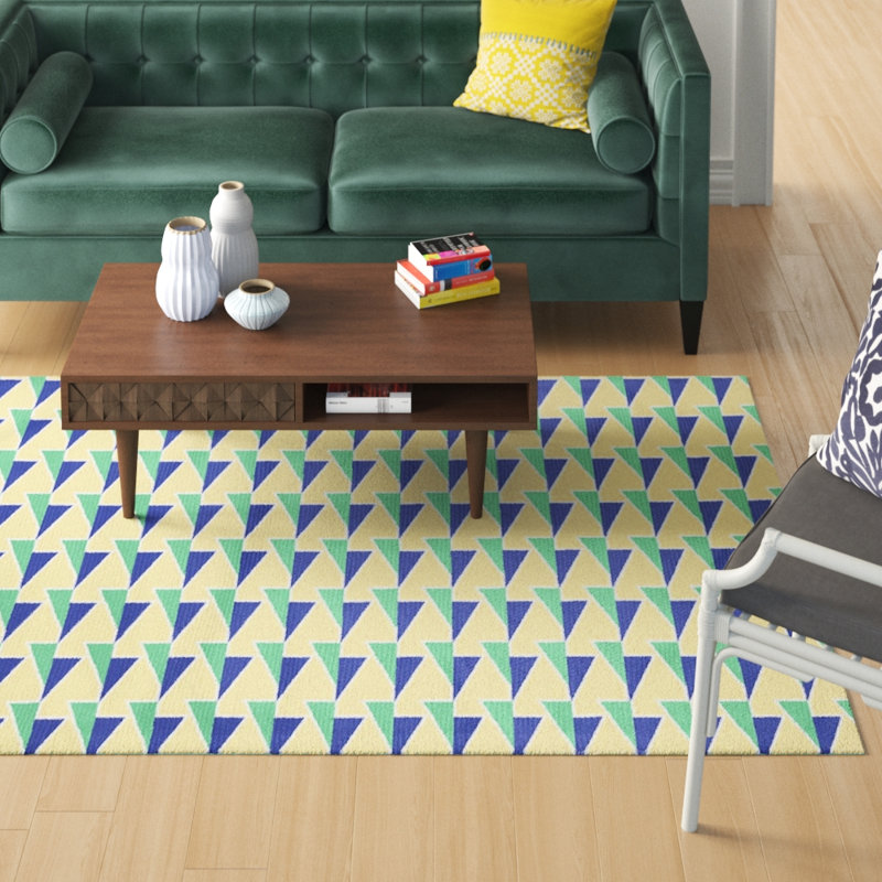 Jordao Geometric Indoor Rug, Rectangle 5' x 7'