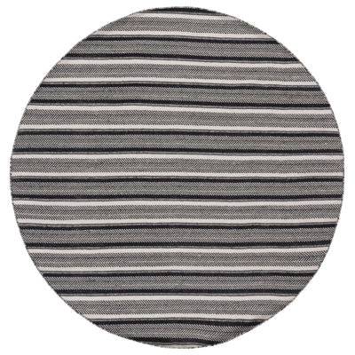 Annia Flat Weave Cotton Striped Rug