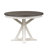 Beatriz 4 Person Pedestal Dining Table Set w/ Slat Back Side Chairs