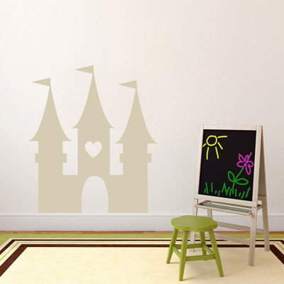 Décalcomanie murale castle princess