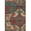 Rug & Kilim’S Kazak Style Rug In Blue With Geometric Medallions