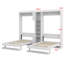 Lits escamotables Murphy avec armoires et tablettes intégrées-1751508346