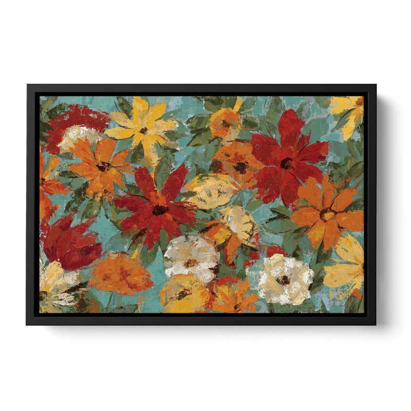 « brillante expressiving jardin », reproduction sur toile encadrée, H 32 po x l 48 po x P 2 po