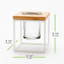 Petit porte-votive cube en verre-245565808