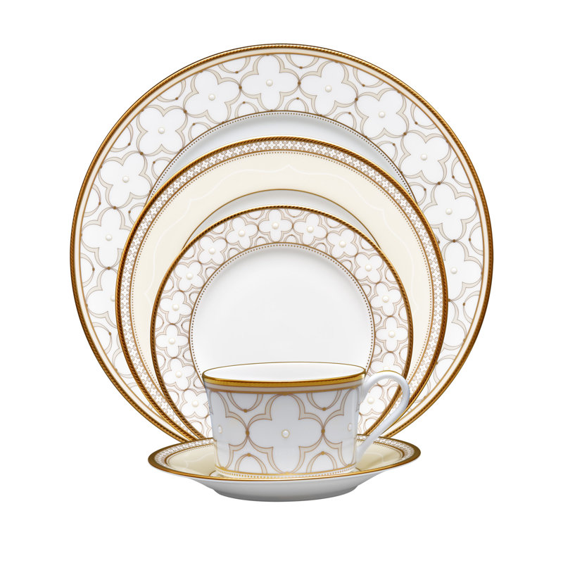 Noritake Trefolio 6" Bone China Saucer