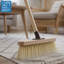 Indoor Sweeping Broom with Soft Bristles and Wooden Handle
