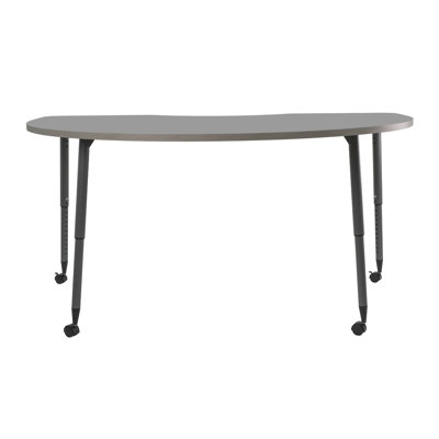 Table d'activité thermofusionnée avec pieds fuselés réglables Adapte 48 x 72