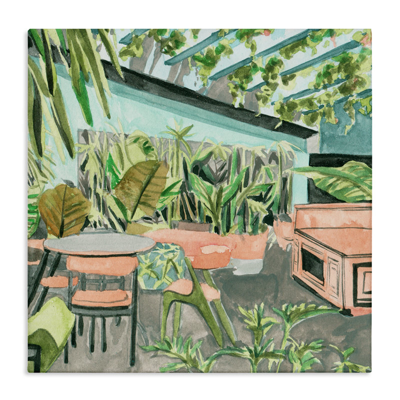 «Greenhouse Plants Café» par Melissa Wang, H 17 po x l 17 po
