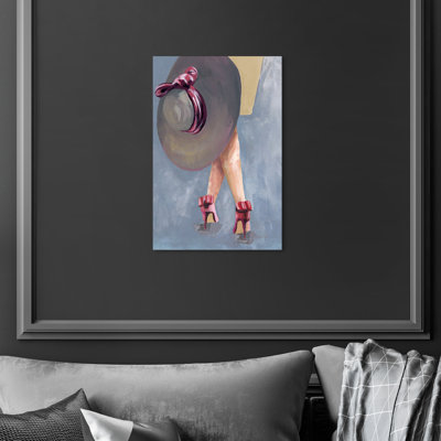 " On My Way Blue Accessories " Painting Print