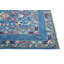 Tapis oriental moderne bleu unique 3 x 5 One-of-a-Kind