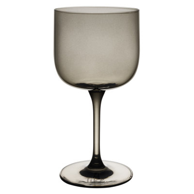 like. by Villeroy & Boch Like Smoke Wine/Water Glass, Set of 2, Crystal Glass with Smoke Gray Color, 6.75 oz