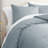 GAIAM Relax 100% Cotton Garment Washed Ribbed 3pc Comforter Set-89221821-89221820