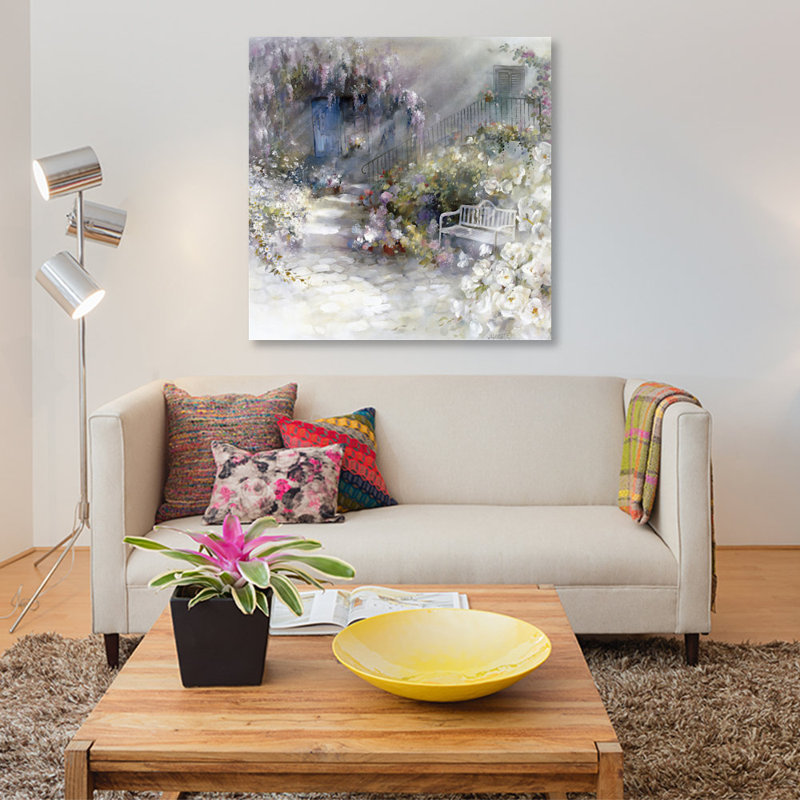 «Wordless», reproduction sur toile, H 12 po x l 12 po x P 0,75 po, Pas de tapis, Toile tendue