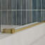 Diamant 44 - Porte de douche coulissante sans cadre 48 x 76 po en verre trempé transparent 3/8 po-111472634