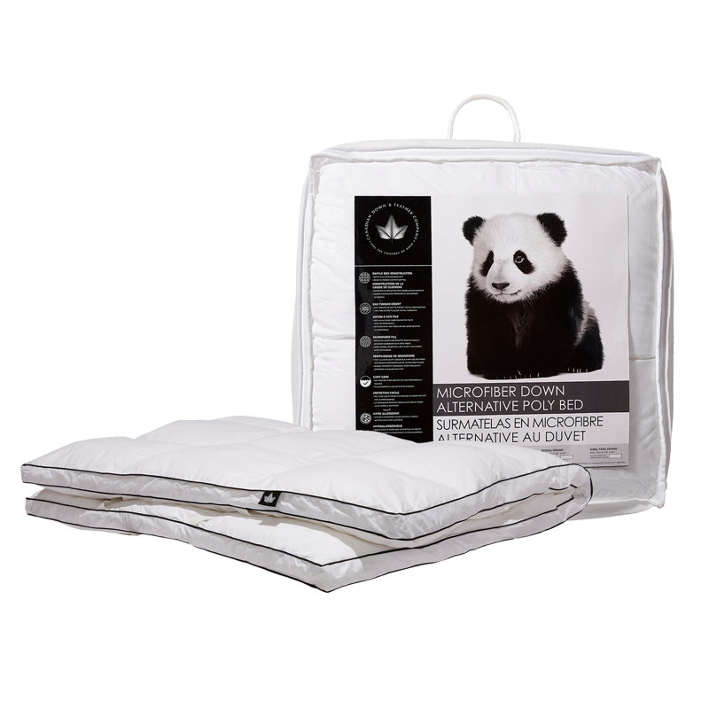 Surmatelas en duvet de microfibre 2 po, Grand