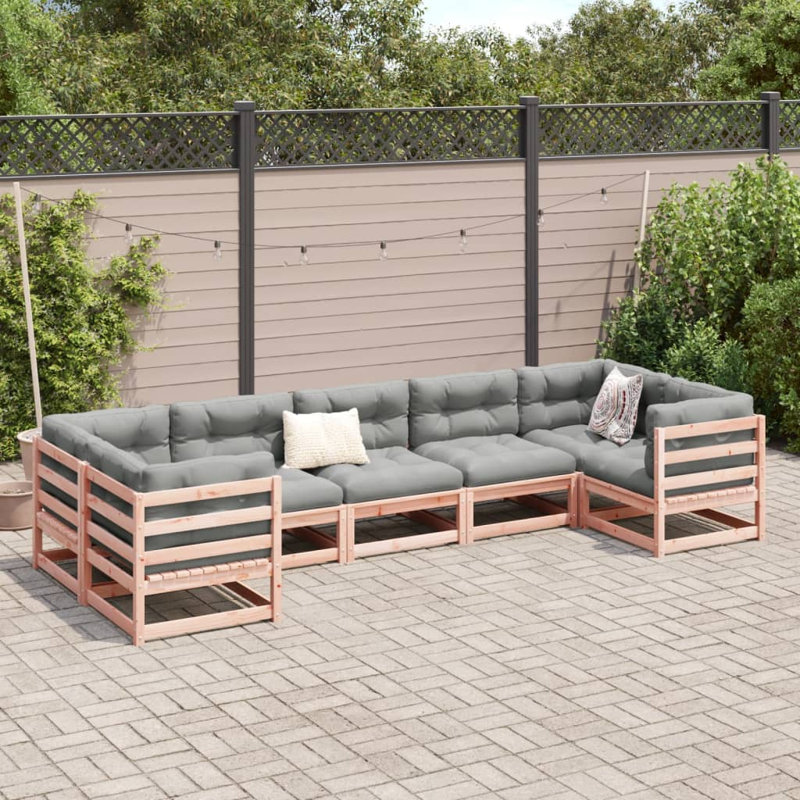 Brayden Studio Garden Sofas Armless 3 Pcs 70X70x67 Cm Solid Wood, "Brown"